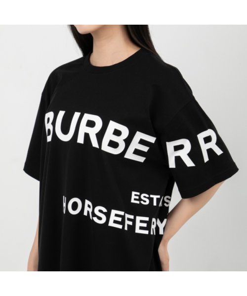 BURBERRY(バーバリー)/バーバリー Tシャツ 半袖カットソー トップス ブラック レディース BURBERRY 8040764 A1189/img04