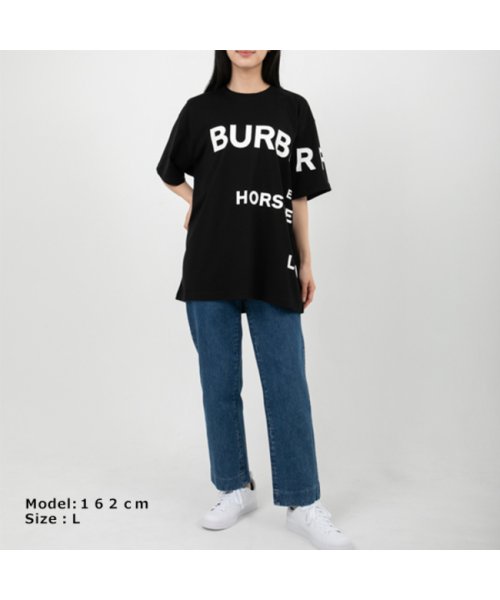 BURBERRY(バーバリー)/バーバリー Tシャツ 半袖カットソー トップス ブラック レディース BURBERRY 8040764 A1189/img05