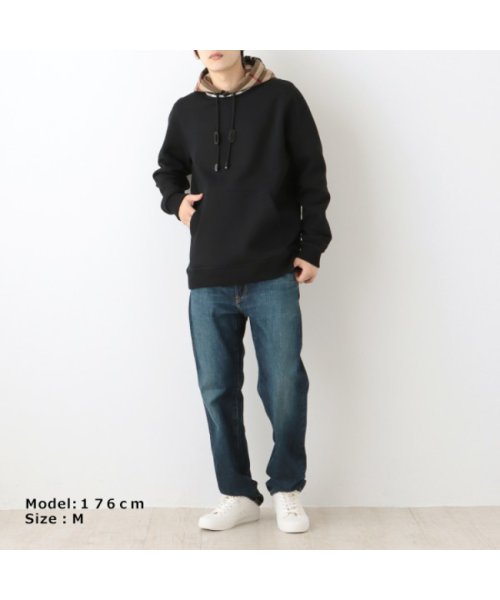 バーバリー パーカー Lサイズ ブラック メンズ BURBERRY 8045004 A1189 BURBERRY バーバリー パーカー Lサイズ ブラック メンズ