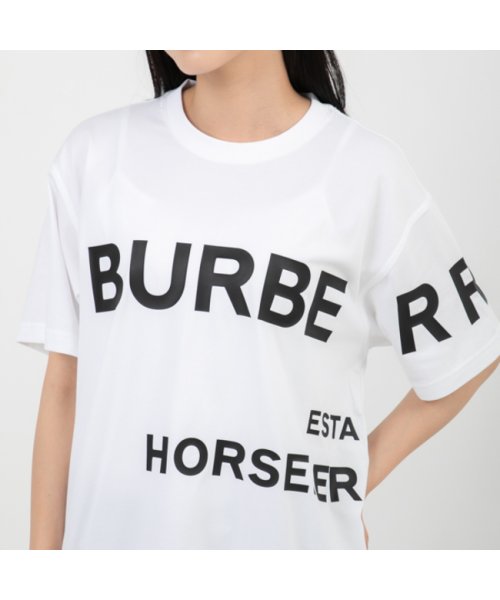 BURBERRY(バーバリー)/バーバリー Tシャツ 半袖カットソー トップス ホワイト レディース BURBERRY 8048748 A1464/img04