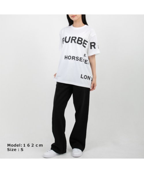 BURBERRY(バーバリー)/バーバリー Tシャツ 半袖カットソー トップス ホワイト レディース BURBERRY 8048748 A1464/img05