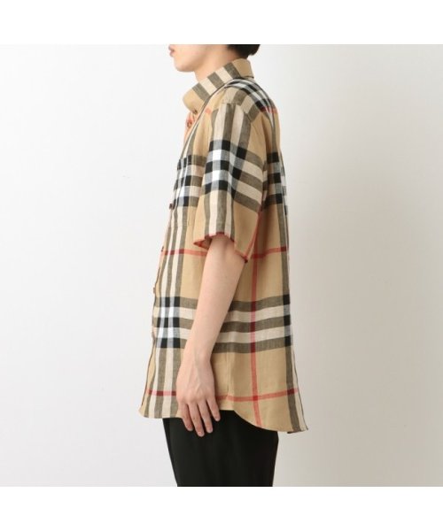 BURBERRY(バーバリー)/バーバリー シャツ 半袖シャツ ベージュ メンズ BURBERRY 8051073 A7028/img02