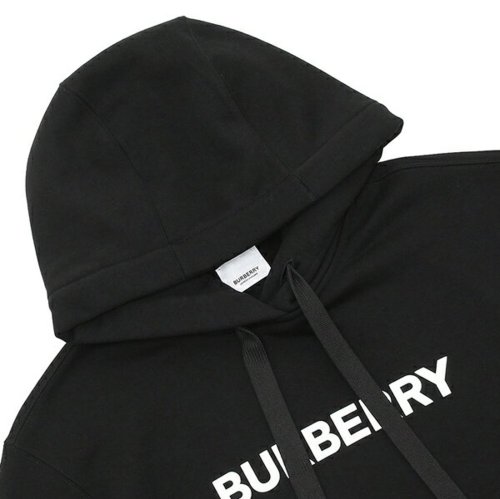 バーバリー パーカー スウェットシャツ フーディー ブラック レディース BURBERRY 8054386 A1189 BURBERRY バーバリー パーカー スウェットシャツ フーディー ブラック レディース