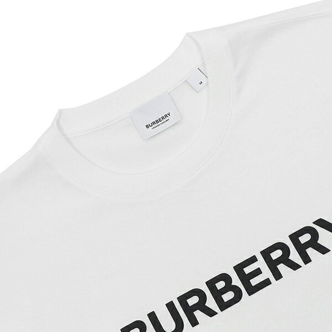 バーバリー Tシャツ Mサイズ ロゴT ホワイト メンズ BURBERRY 8055309