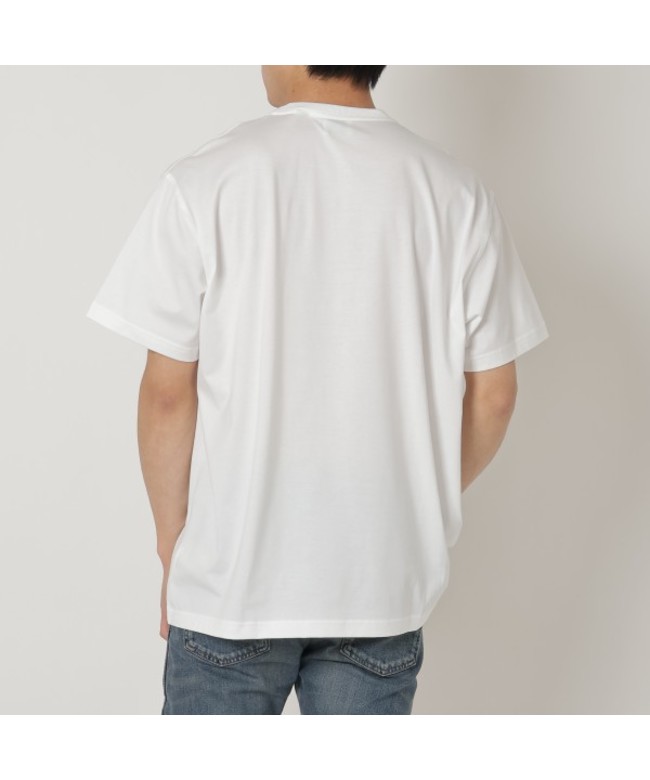バーバリー Tシャツ Mサイズ ロゴT ホワイト メンズ BURBERRY 8055309 