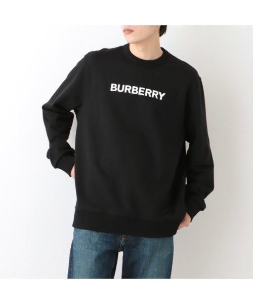 BURBERRY(バーバリー)/バーバリー スウェットシャツ プルオーバー ブラック メンズ BURBERRY 8055312 A1189/img01