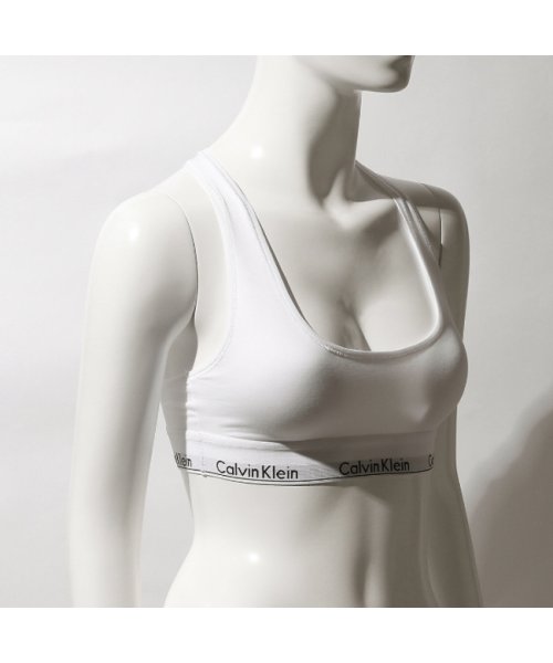 Calvin Klein(カルバンクライン)/カルバンクライン ブラジャー ブラレット モダン コットン ホワイト レディース CALVIN KLEIN F3785 100/img01