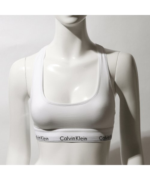 Calvin Klein(カルバンクライン)/カルバンクライン ブラジャー ブラレット モダン コットン ホワイト レディース CALVIN KLEIN F3785 100/img02