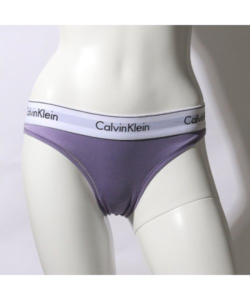 Calvin Klein(カルバンクライン)/カルバンクライン ショーツ アンダーウェア モダン コットン パープル レディース CALVIN KLEIN F3787 545/img02