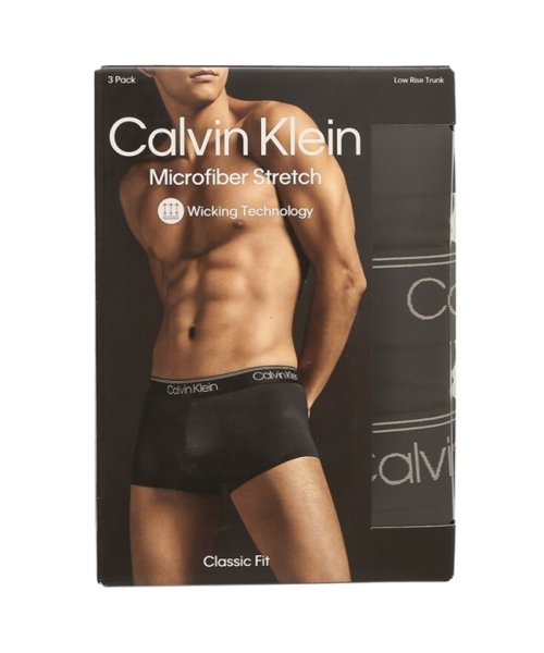 Calvin Klein(カルバンクライン)/カルバンクライン ボクサーパンツ アンダーウェア ローライズ ブラック メンズ CALVIN KLEIN NB2569 001/img07