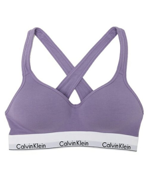 Calvin Klein(カルバンクライン)/カルバンクライン ブラジャー ブラレット モダン コットン カップ付 パープル レディース CALVIN KLEIN QF1654 545/img06