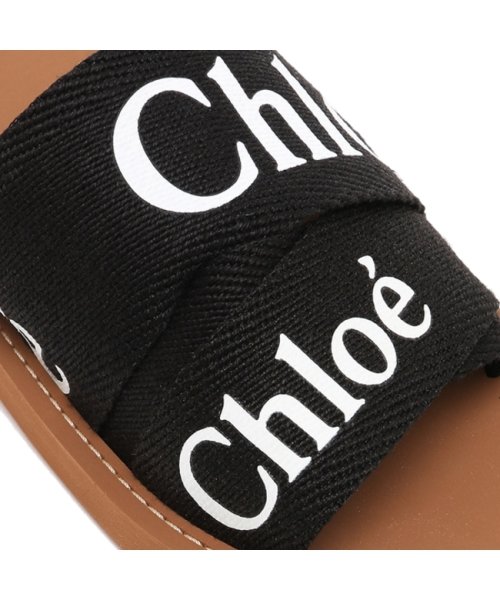 Chloe(クロエ)/クロエ サンダル ウッディ フラットミュール ブラック レディース CHLOE CHC22U188Z3 001/img04