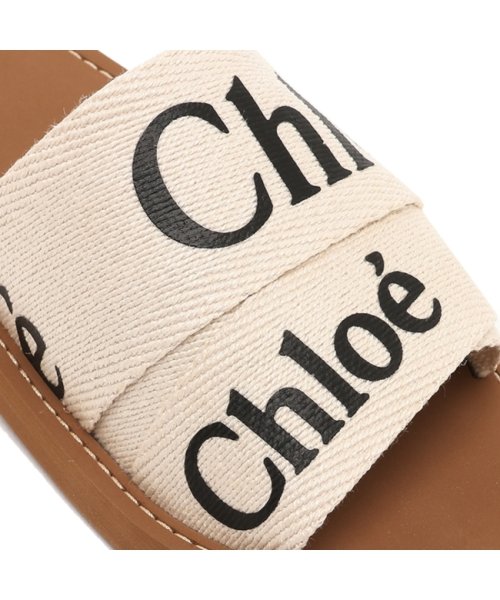 Chloe(クロエ)/クロエ サンダル ウッディ フラットミュール ホワイト レディース CHLOE CHC22U188Z3 101/img04