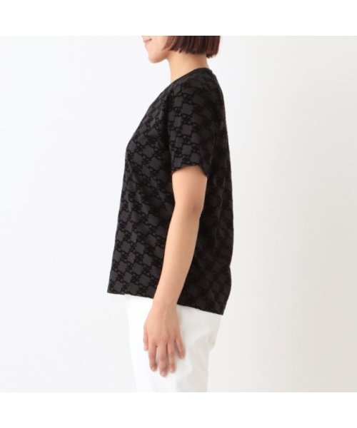 FENDI(フェンディ)/フェンディ Tシャツ トップス ロゴ ブラック レディース FENDI FS7254 AHLU F0GME/img02