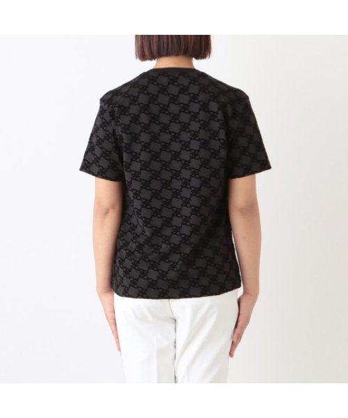 FENDI(フェンディ)/フェンディ Tシャツ トップス ロゴ ブラック レディース FENDI FS7254 AHLU F0GME/img03