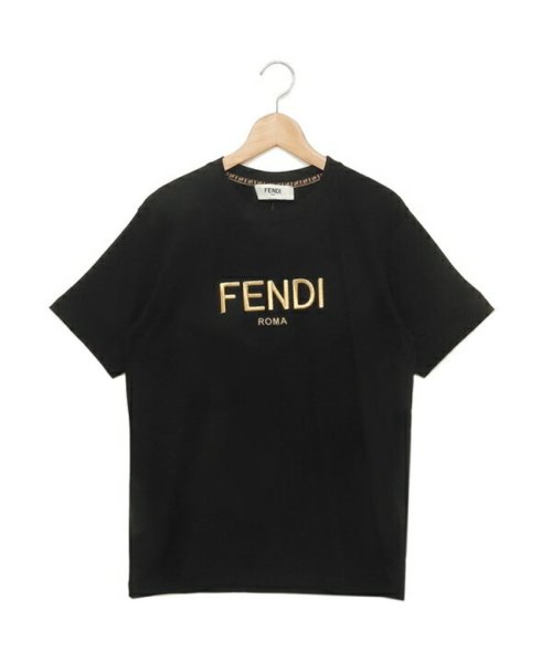 FENDI(フェンディ)/フェンディ Tシャツ トップス ロゴ ブラック レディース FENDI FS7254 AK6J F0GME/img06