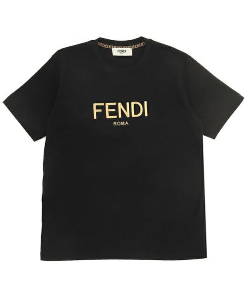 FENDI(フェンディ)/フェンディ Tシャツ トップス ロゴ ブラック レディース FENDI FS7254 AK6J F0GME/img10