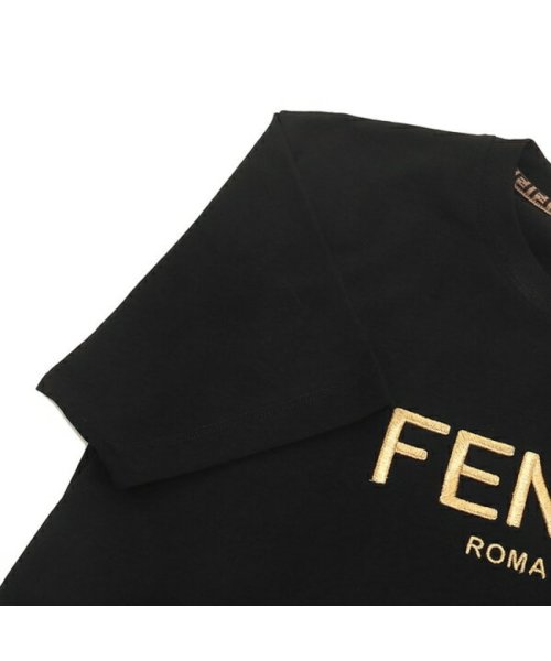 FENDI(フェンディ)/フェンディ Tシャツ トップス ロゴ ブラック レディース FENDI FS7254 AK6J F0GME/img12