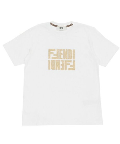FENDI(フェンディ)/フェンディ Tシャツ トップス ロゴ ホワイト レディース FENDI FS7254 AKS4 F0ZNM/img10