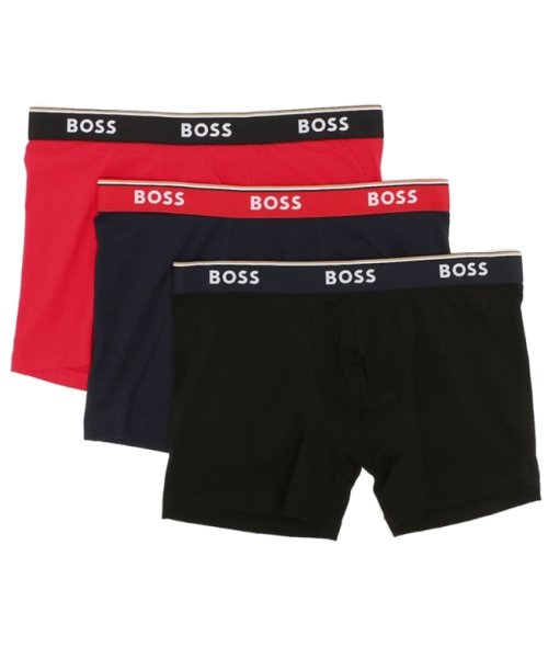 HUGOBOSS(ヒューゴボス)/ヒューゴ ボス ボクサーパンツ アンダーウェア レギュラー丈 ブラック ネイビー レッド メンズ HUGO BOSS 50489606 974/img03