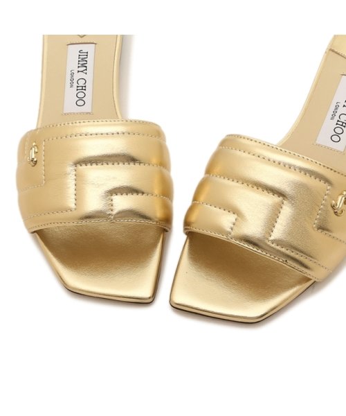 JIMMY CHOO(ジミーチュウ)/ジミーチュウ サンダル ミュール フラットシューズ ゴールド レディース JIMMY CHOO THEMIS FLAT RBA/img07