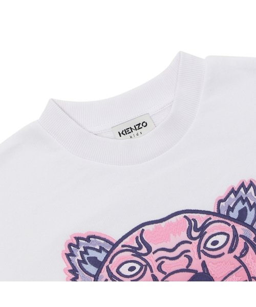 KENZO(ケンゾー)/ケンゾー ロングTシャツ ロゴ プリントT ホワイト マルチ キッズ KENZO 10P/img03