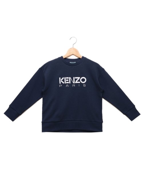 KENZO(ケンゾー)/ケンゾー ロングTシャツ ロゴ プリントT ネイビー キッズ KENZO 857/img01