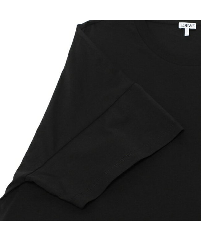 ロエベ Tシャツ トップス ショートオーバーサイズ アナグラム ブラック