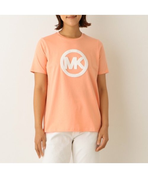 MICHAEL KORS(マイケルコース)/マイケルコース アウトレット Tシャツ オレンジ レディース MICHAEL KORS JF150I897J CREAMSICLE/img01