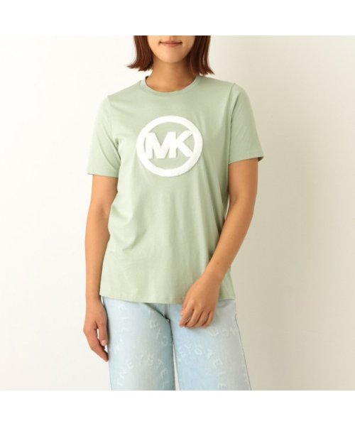 MICHAEL KORS(マイケルコース)/マイケルコース アウトレット Tシャツ グリーン レディース MICHAEL KORS JF150I897J PALE JADE/img01