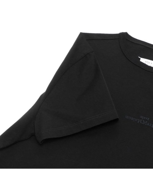 MAISON MARGIELA(メゾンマルジェラ)/メゾンマルジェラ Tシャツ Sサイズ トップス 半袖カットソー ロゴT ブラック メンズ Maison Margiela S50GC0681 S22816 90/img07