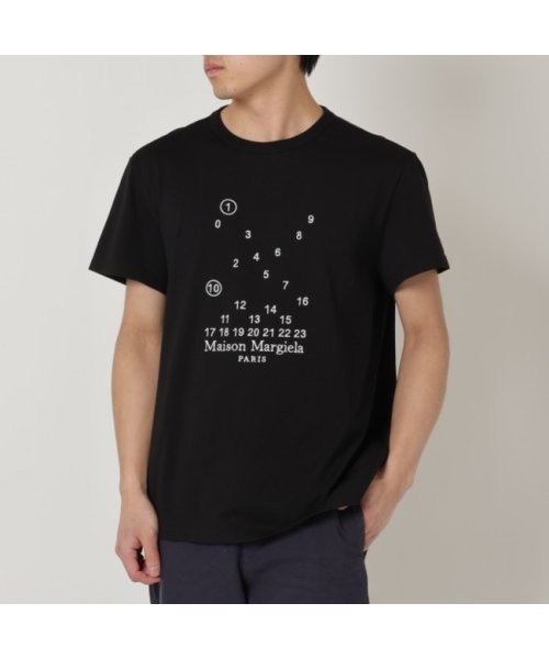 MAISON MARGIELA(メゾンマルジェラ)/メゾンマルジェラ Tシャツ 半袖カットソー トップス ブラック メンズ Maison Margiela S50GC0684 S22816 900/img01