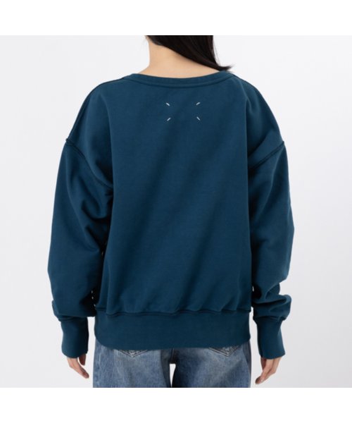 メゾンマルジェラ スウェットシャツ トップス プルオーバー ネイビー メンズ レディース Maison Margiela S50GU0194 S25520 52 Maison Margiela メゾンマルジェラ スウェットシャツ トップス プルオーバー ネイビー メンズ レディース S50GU0194 S25520