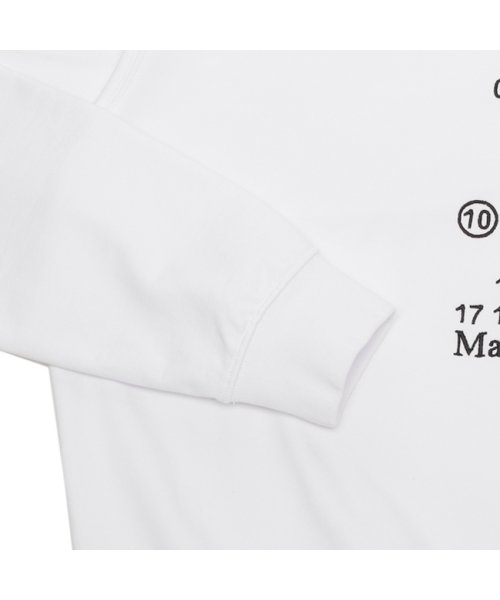 MAISON MARGIELA(メゾンマルジェラ)/メゾンマルジェラ パーカー スウェットシャツ フーデット プルオーバー ホワイト メンズ Maison Margiela S50GU0202 S25505 10/img07