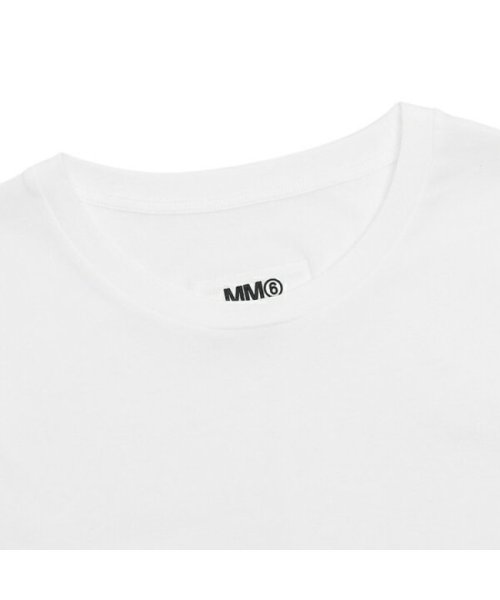 MM6 Maison Margiela(MM６　メゾンマルジェラ)/エムエムシックス メゾンマルジェラ Tシャツ 半袖カットソー トップス ホワイト レディース MM6 Maison Margiela S52GC0280 S24/img09