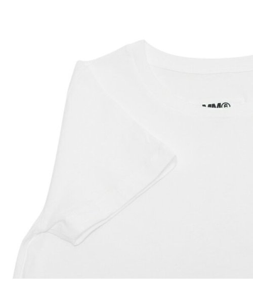 MM6 Maison Margiela(MM６　メゾンマルジェラ)/エムエムシックス メゾンマルジェラ Tシャツ 半袖カットソー トップス ホワイト レディース MM6 Maison Margiela S52GC0280 S24/img11