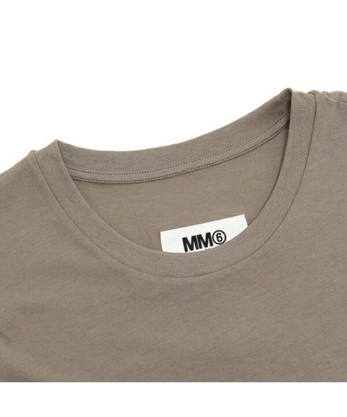 MM6 Maison Margiela(MM６　メゾンマルジェラ)/エムエムシックス メゾンマルジェラ Tシャツ 半袖カットソー トップス グレー レディース MM6 Maison Margiela S52GC0280 S244/img08