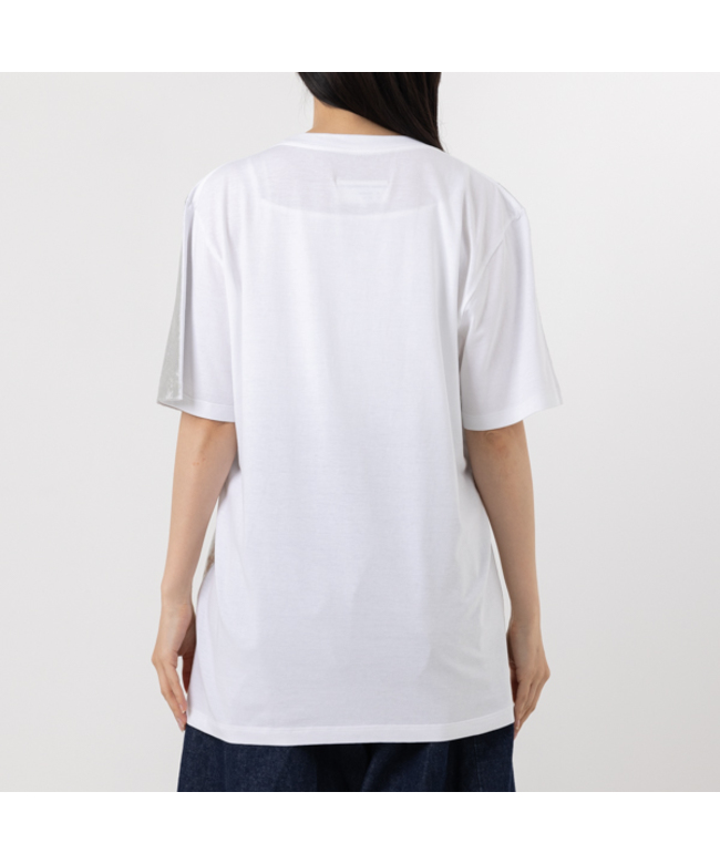 エムエムシックス メゾンマルジェラ Tシャツ シルバー ホワイト レディース MM6 Maison Margiela S52GC0282 S23588  972