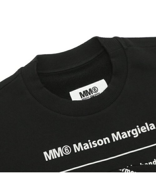 MM6 Maison Margiela(MM６　メゾンマルジェラ)/エムエムシックス メゾンマルジェラ スウェットシャツ ブラック レディース MM6 Maison Margiela S52GU0193 S25537 900/img08