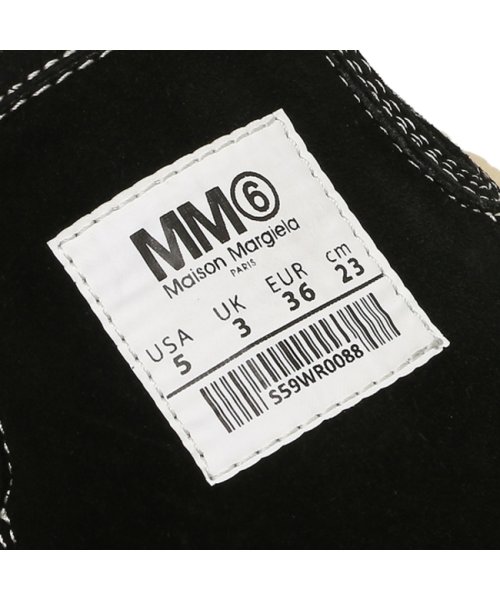 MM6 Maison Margiela(MM６　メゾンマルジェラ)/エムエムシックス メゾンマルジェラ スニーカー モカシン スリッポン ブラック レディース MM6 Maison Margiela S59WR0088 P524/img04