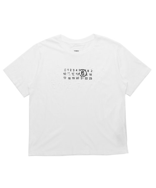 MM6 Maison Margiela(MM６　メゾンマルジェラ)/エムエムシックス メゾンマルジェラ Tシャツ 半袖カットソー トップス ホワイト メンズ MM6 Maison Margiela S62GD0156 S2358/img05