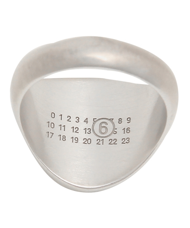 新品 MM6 メゾンマルジェラ リング 指輪 シルバー Mサイズ 15号 真鍮