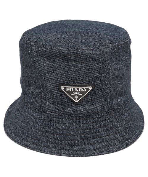 PRADA(プラダ)/プラダ バケットハット 帽子 デニム トライアングルロゴ ネイビー メンズ レディース PRADA 2HC137 AJ6 F0008/img04