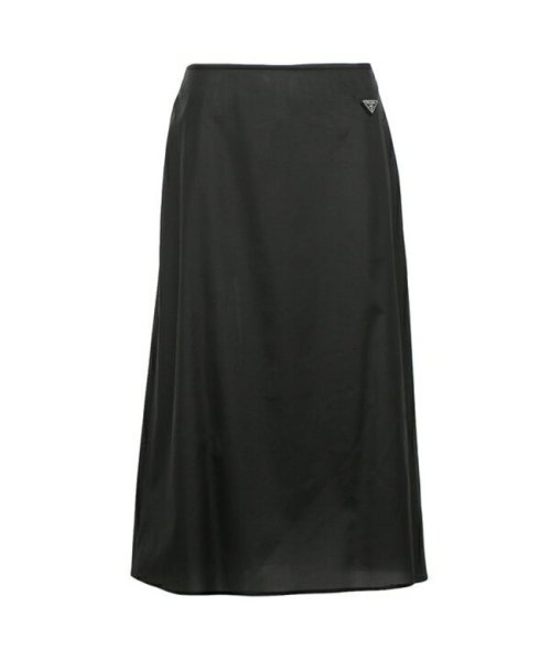 プラダ スカート ボトムス テクニカルシルクスカート ブラック  