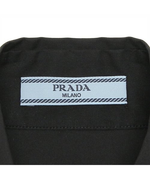 PRADA(プラダ)/プラダ ワイシャツ ポプリンストレッチシャツ ブラック レディース PRADA P442G 12VC 231 F0002/img11