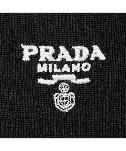 プラダ トップス ニット セーター スーパーファインウール クルーネックセーター ロゴ ブラック メンズ PRADA UMB264 1ZLE 212 F0002 人気・おすすめ｜多用途・生活用品におすすめ キャンペーン中 即納 即日発送サービス