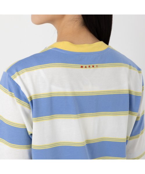 MARNI(マルニ)/マルニ Tシャツ 半袖カットソー トップス パックT ブルー ホワイト メンズ レディース MARNI HUMU0151EX UTC220 STY06/img05