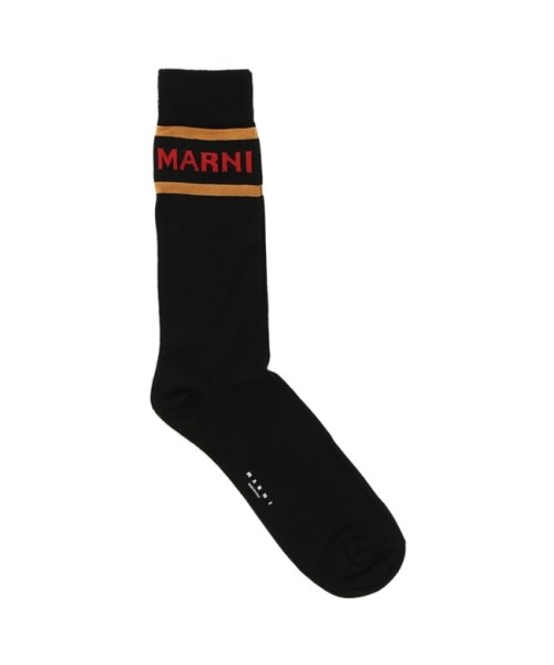 MARNI(マルニ)/マルニ 靴下 コットン・ナイロン ミッドカーフソックス ブラック メンズ MARNI KZC0088Q1U FC137 00N99/img02