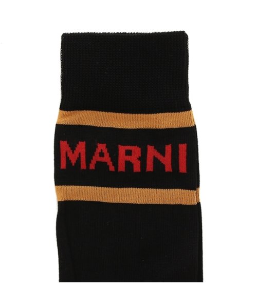 MARNI(マルニ)/マルニ 靴下 コットン・ナイロン ミッドカーフソックス ブラック メンズ MARNI KZC0088Q1U FC137 00N99/img04