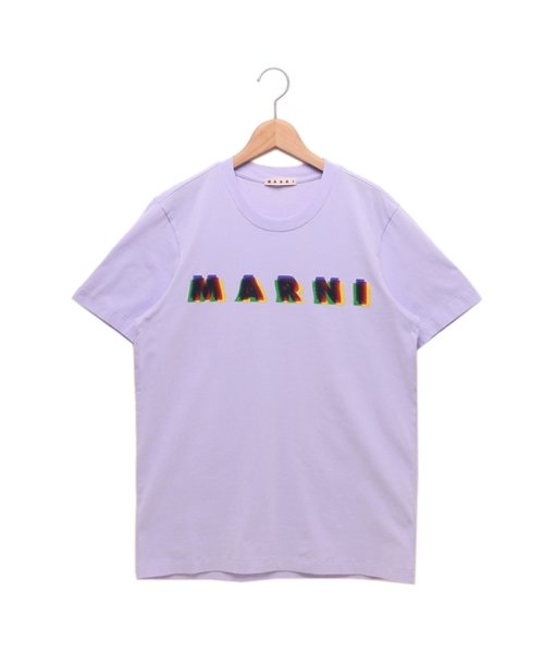 MARNI(マルニ)/マルニ Tシャツ 3D MARNIプリント コットンTシャツ 半袖Tシャツ トップス パープル メンズ MARNI HUMU0198PE USCV16 MCC4/img01